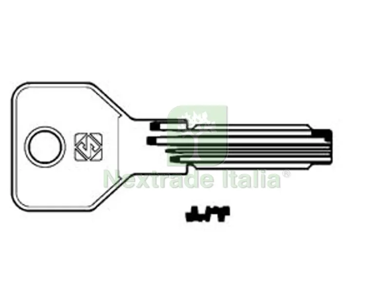10PZ chiavi punzonate per cilindri 6+6 spine cs146 - cs146 — Chiavi grezze e duplicati — rif. FERX.FER188227 10PZ chiavi punzonate per cilindri 6+6 spine cs146 - cs146 — Chiavi grezze e duplicati — rif. FERX.FER188227