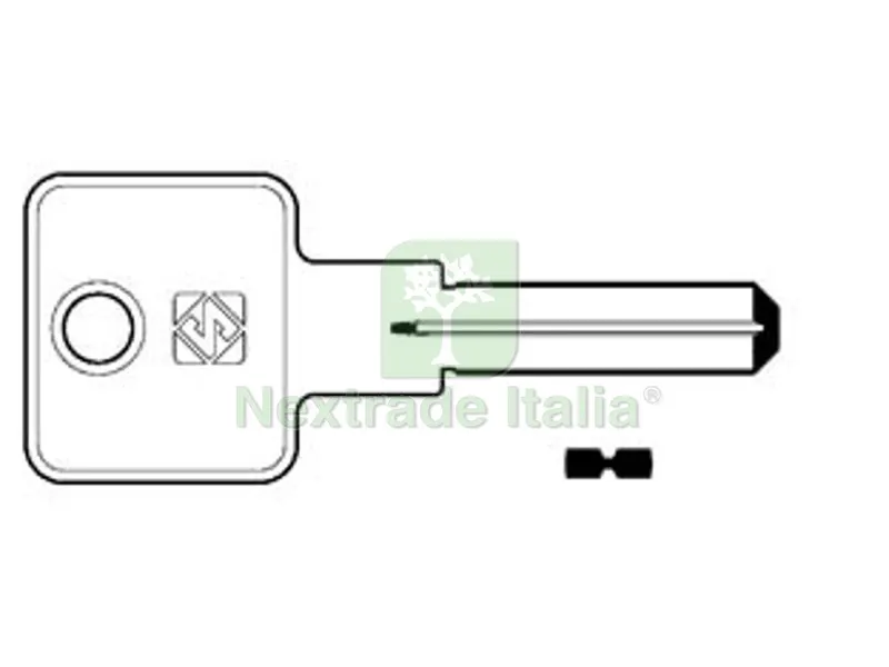 5PZ CHIAVI PUNZONATE PER CILINDRI MG 5+5+5 SPINE MG8 - MG8 — Chiavi grezze e duplicati — rif. FERX.FER188319