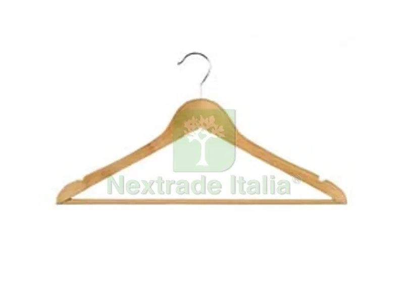 4CF Stampella Universale Legno con Spalla Stretta - cm.45 colore naturale — Casalinghi e organizzazione — rif. FERX.FER188852