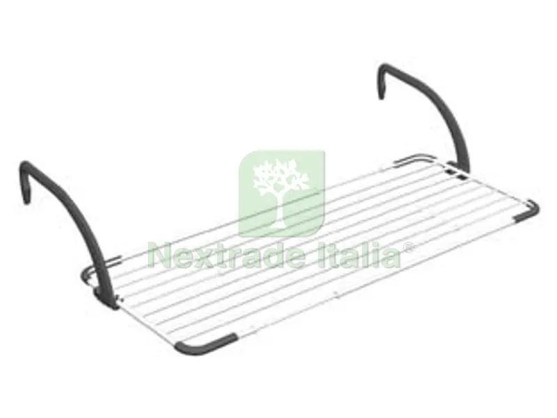 STENDIBIANCHERIA "BREZZA EXTEND" MT.20 - cm.120/190x55x30h. estensibile — Stendibiancheria e bucato — rif. FERX.FER190107