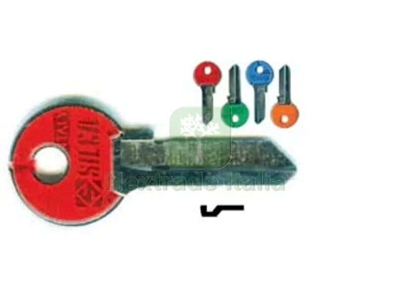 10PZ Chiavi per Cilindri Viro 5 Spine Grandi VI080SL - VI080SL DX slim fluo colori assortiti — Serrature e cilindri — rif. FERX.FER191418 10PZ Chiavi per Cilindri Viro 5 Spine Grandi VI080SL - VI080SL DX slim fluo colori assortiti — Serrature e cilindri — rif. FERX.FER191418