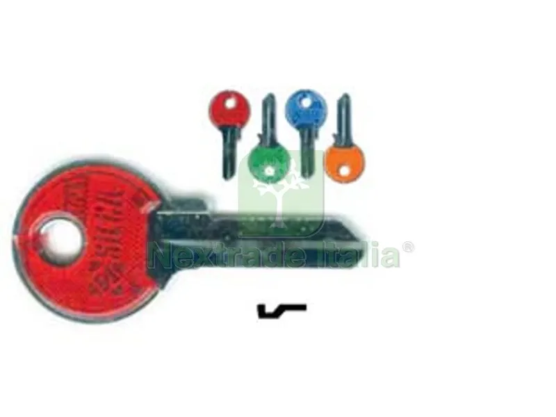10PZ Chiavi per Cilindri Viro 5 Spine Piccole VI086SL - VI086SL DX slim fluo colori assortiti — Serrature e cilindri — rif. FERX.FER191425