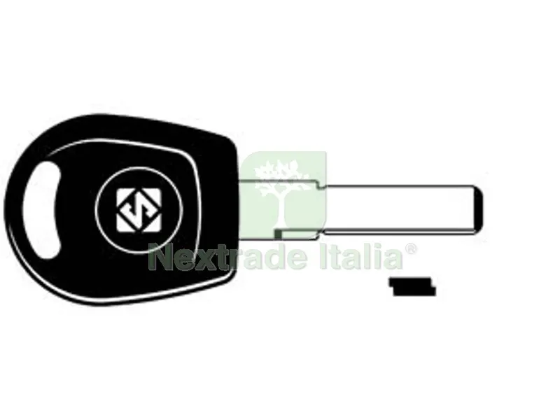 Chiavi HUF con Trasponder per Auto Mercedes HU66T10 - HU66T10 — Ferramenta porte e finestre — rif. FERX.FER191500