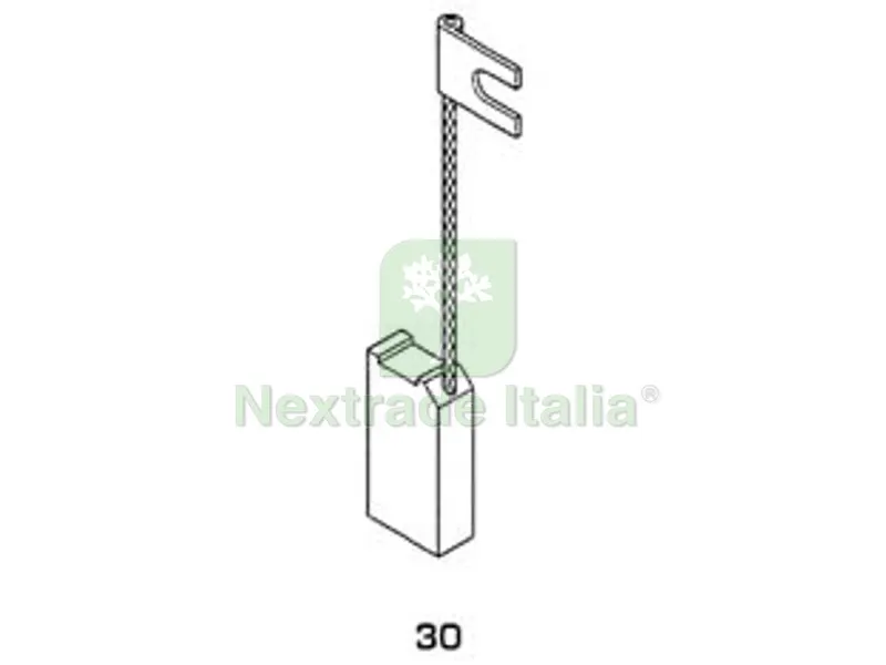8PZ Spazzole a Carboncino per Elettroutensili Modello 30 - Stayer 1887 mm.6x14x22h. — Accessori e ricambi utensili elettrici — rif. FERX.FER192439