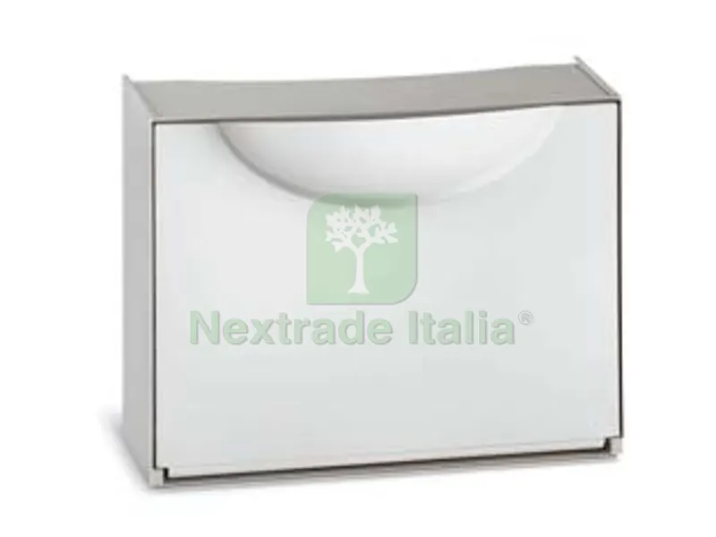 scarpiera nibile harmony bianca/grigia - mm.510x190x390h., colore bianco/grigio — Arredo — rif. FERX.FER195225
