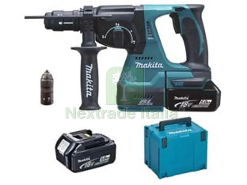 tassellatore 3 funzioni sds-plus 2 batterie litio 18v (dhr243rtj) - 2 batterie ?li-ion? da 5,0 ah — Trapani e avvitatori — rif. FERX.FER196352 tassellatore 3 funzioni sds-plus 2 batterie litio 18v (dhr243rtj) - 2 batterie ?li-ion? da 5,0 ah — Trapani e avvitatori — rif. FERX.FER196352