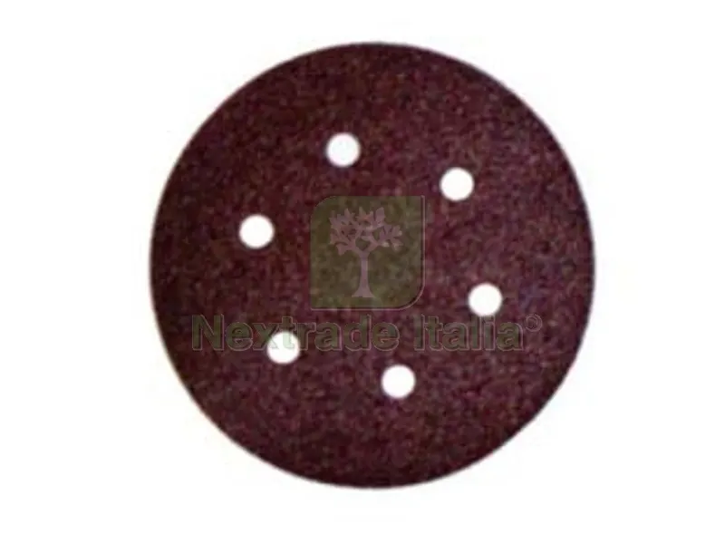 dischi carta abrasiva forata con VELCROSO per rotorbitali ? mm.150 - grana 240 blister da pz.10 — Punte, frese e dischi — rif. FERX.FER198561