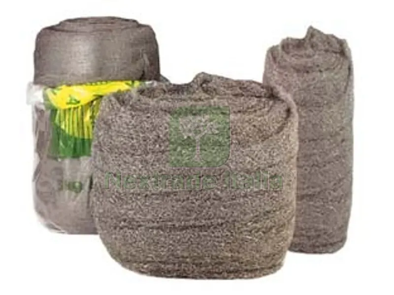 10KG LANA ACCIAIO - grossa nazionale - conf.4 rotoli da Kg.2,5 — Isolanti e reti — rif. FERX.FER57561 10KG LANA ACCIAIO - grossa nazionale - conf.4 rotoli da Kg.2,5 — Isolanti e reti — rif. FERX.FER57561