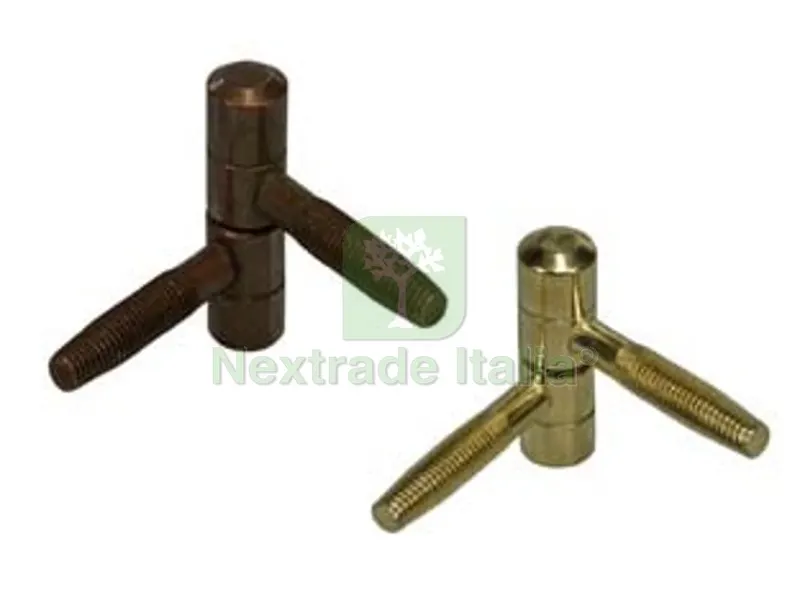 20PZ Cerniere Anuba Normali in Acciaio - ? mm.11 mod.119 (B.00119.11.02) bronzato — Cerniere e cardini — rif. FERX.FER204286 20PZ Cerniere Anuba Normali in Acciaio - ? mm.11 mod.119 (B.00119.11.02) bronzato — Cerniere e cardini — rif. FERX.FER204286