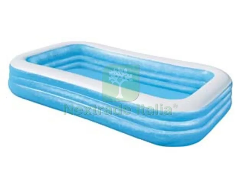 piscina "family" gonfiabile rettangolare 3 anelli +6 anni - cm.305x183x56h.- kg.7,800 (art.54009) — Gonfiabili e galleggianti — rif. FERX.FER205443 piscina "family" gonfiabile rettangolare 3 anelli +6 anni - cm.305x183x56h.- kg.7,800 (art.54009) — Gonfiabili e galleggianti — rif. FERX.FER205443