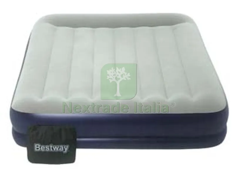 materasso gonf. airbed tritech queen grigio matrim. pompa el. integr. - cm.203x152x36 - kg. 7,300 (art.67725) — Tempo libero outdoor — rif. FERX.FER205528