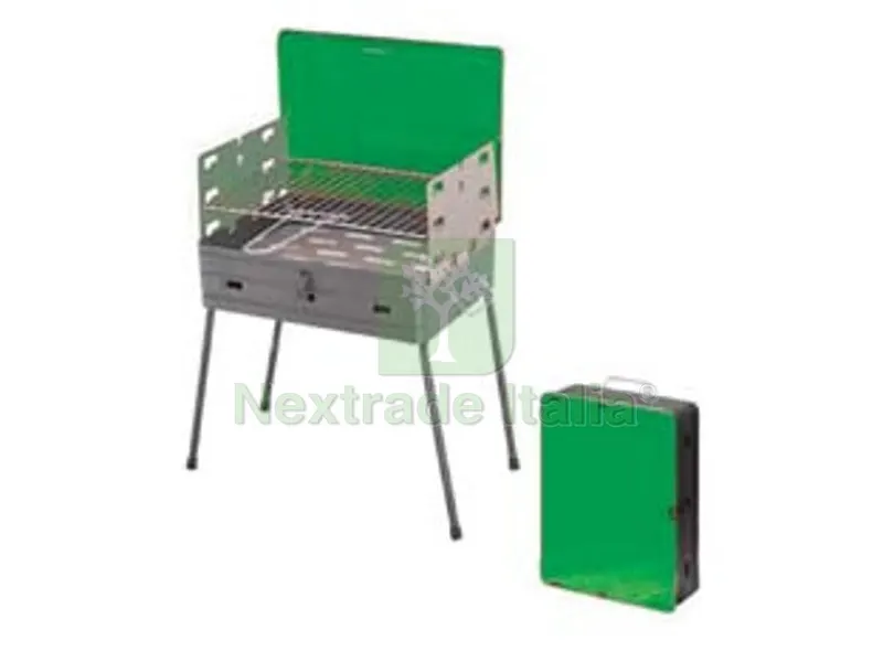 Barbecue Rettangolare a Valigetta "scout" - bracere cm.43x21x55h. — Tempo libero outdoor — rif. FERX.FER206150 Barbecue Rettangolare a Valigetta "scout" - bracere cm.43x21x55h. — Tempo libero outdoor — rif. FERX.FER206150