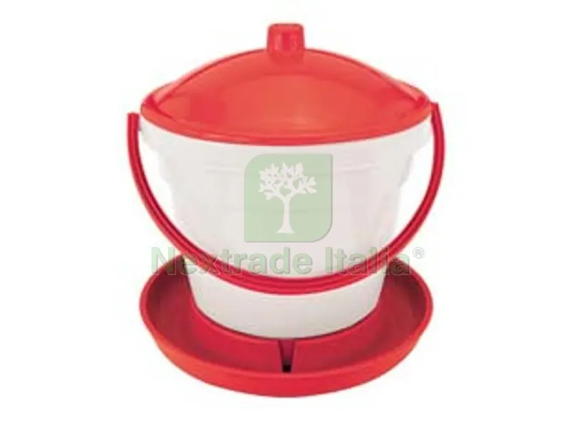 2PZ ABBEVERATOIO SERBATOIO RAPID CLEAN PER POLLI - lt.18, cm.36x36x78h — Mangimi e alimentazione — rif. FERX.FER206242