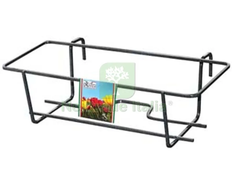 5PZ Fioriera da Balcone Fissa Modello Giglio - cm.60x27x15h. — Vasi e fioriere — rif. FERX.FER206365 5PZ Fioriera da Balcone Fissa Modello Giglio - cm.60x27x15h. — Vasi e fioriere — rif. FERX.FER206365