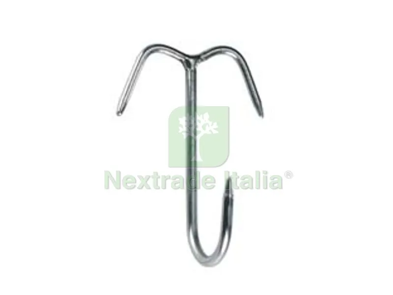 10PZ GANCIO ACCIAIO INOX ANCORA 3 PUNTE - ? mm.6x120 — Punte, frese e dischi — rif. FERX.FER206488 10PZ GANCIO ACCIAIO INOX ANCORA 3 PUNTE - ? mm.6x120 — Punte, frese e dischi — rif. FERX.FER206488