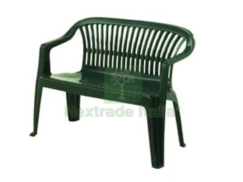 Panchina da Giardino "diva" Verde - cm.55x114x82h. - peso kg.6,4 — Arredo giardino — rif. FERX.FER206778