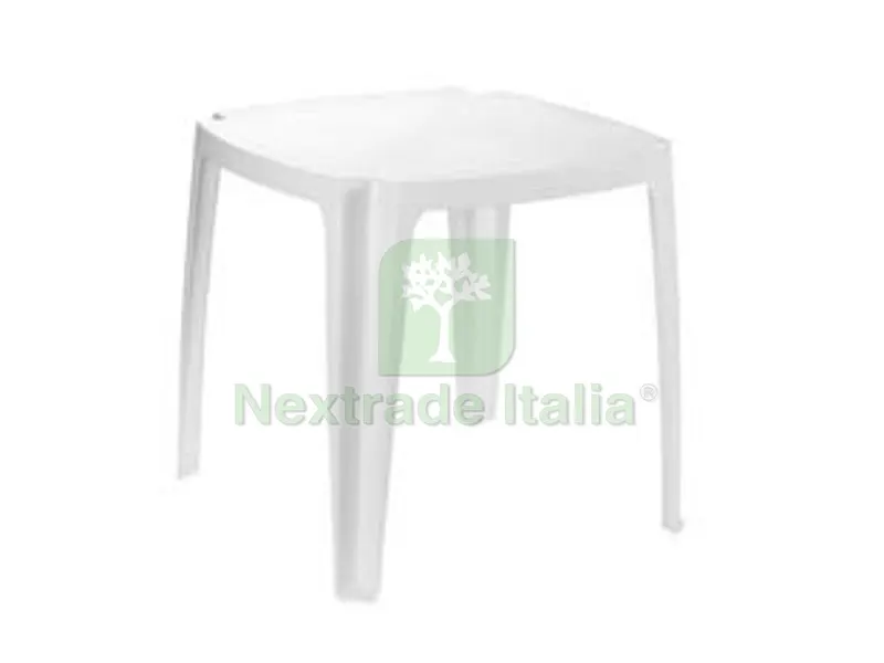 Tavolo da Giardino "75X75" Bianco CM.75X75X72H. - cm.75x75x72h. - peso kg.5,9 — Arredo giardino — rif. FERX.FER206808