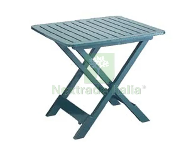 Tavolo da Giardino Pieghevole "tevere" Verde CM.79X72X70H. - cm.79x72x70h. - peso kg.7,3 — Arredo giardino — rif. FERX.FER206839
