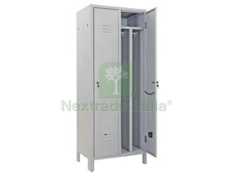 Armadio Spogliatoio Sporco/Pulito Slim a Due Ante Montato - cm.68,5x50x180h — Arredo — rif. FERX.FER207058 Armadio Spogliatoio Sporco/Pulito Slim a Due Ante Montato - cm.68,5x50x180h — Arredo — rif. FERX.FER207058