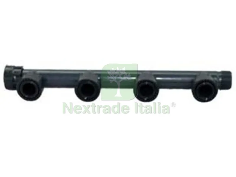 RACCORDI MANIFOLD PVC CON ORING - 4 uscite con ghiera 1" — Tubi e raccordi — rif. FERX.FER207232