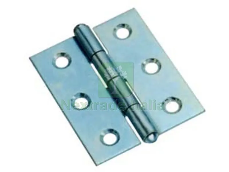 24PZ Cerniere Mezze Larghe Pesanti con Perno Fisso ART.838 - mm.30x28,5x1,4 — Cerniere e cardini — rif. FERX.FER7511