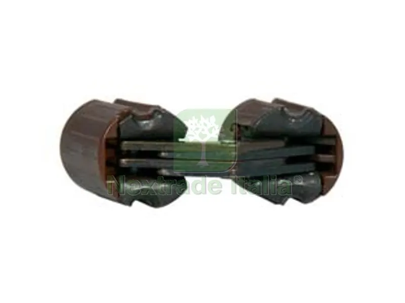 10PZ Cerniere Invisibili Cilindriche in Acciaio Bronzato e Nylon Marrone - ? mm.14 - incasso ? mm.14x16,5p. (493) — Serrature e cilindri — rif. FERX.FER209274 10PZ Cerniere Invisibili Cilindriche in Acciaio Bronzato e Nylon Marrone - ? mm.14 - incasso ? mm.14x16,5p. (493) — Serrature e cilindri — rif. FERX.FER209274