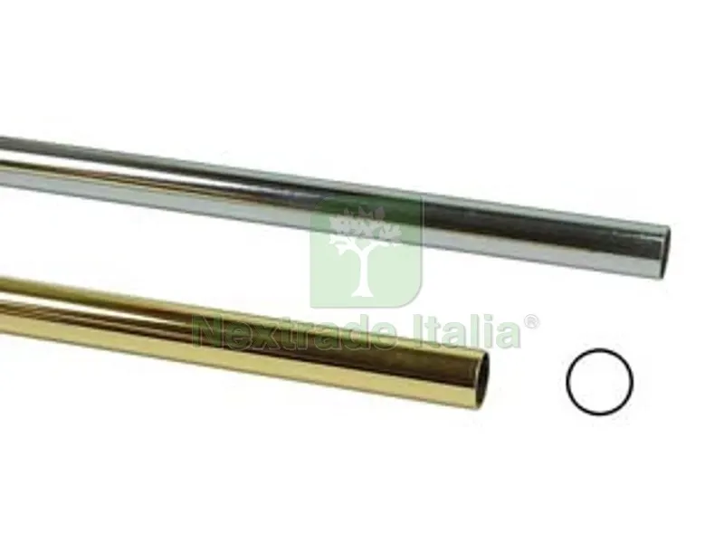 Tubo Armadio e Arredamento Tondo in Acciaio - ? mm.20 - mt.3 di altezza cromato — Arredo — rif. FERX.FER210195