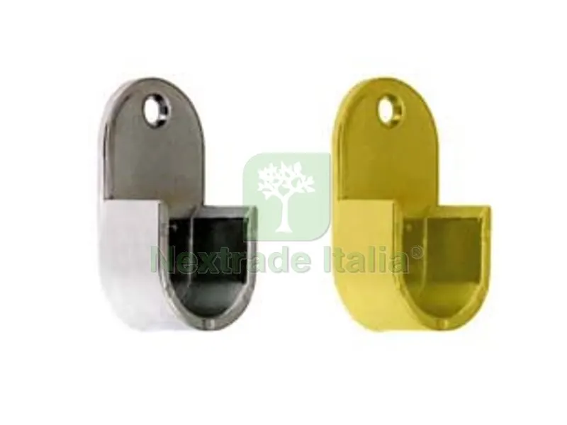 10PZ REGGITUBO LATERALE PER TUBO TONDO - ? mm.18, cromato — Tubi e raccordi — rif. FERX.FER210485 10PZ REGGITUBO LATERALE PER TUBO TONDO - ? mm.18, cromato — Tubi e raccordi — rif. FERX.FER210485