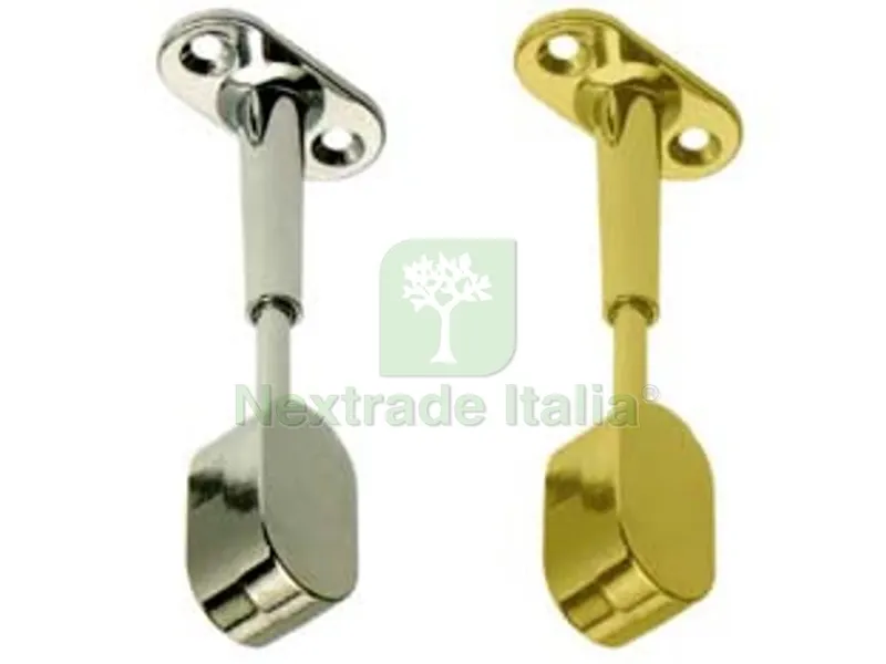 8PZ Reggitubo Finale Regolabile Ovale per Armadio - mm.15x30, cromato — Arredo — rif. FERX.FER210508