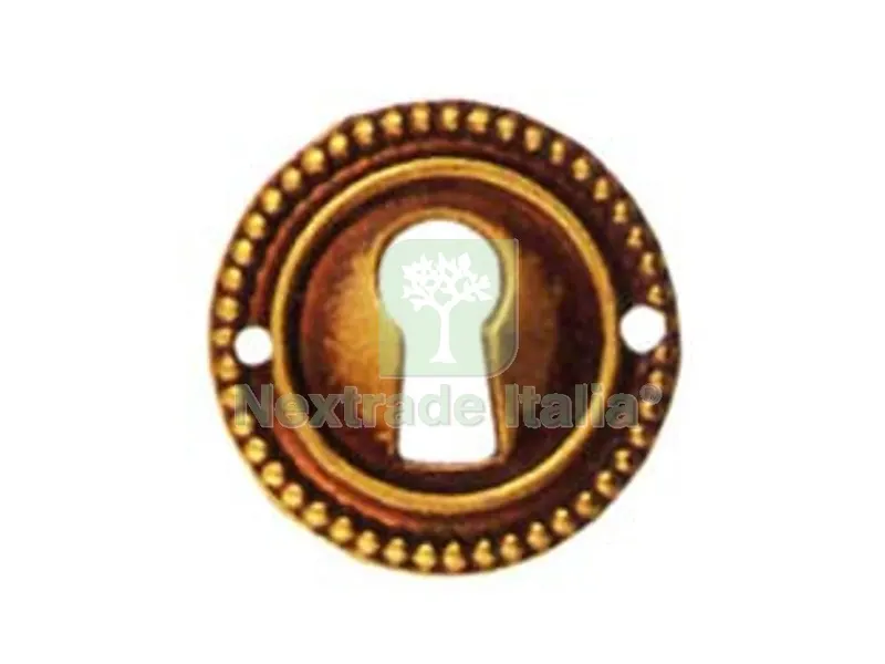 5PZ Bocchette per Mobili Tonde MOD.30710 in Ottone Anticato - ? mm.30 — Ferramenta per legno e mobili — rif. FERX.FER211130 5PZ Bocchette per Mobili Tonde MOD.30710 in Ottone Anticato - ? mm.30 — Ferramenta per legno e mobili — rif. FERX.FER211130