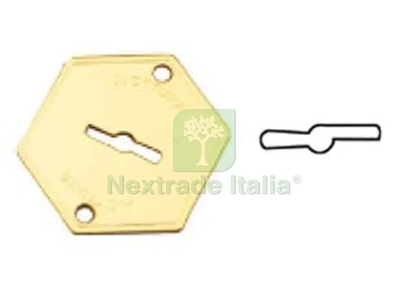 Mostrina Esterna in Ottone 95215 - mm.52x64 (95215000C1) — Serrature e cilindri — rif. FERX.FER212090