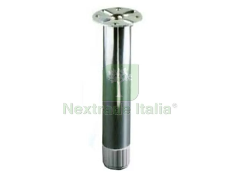 4PZ GAMBETTE IN ACCIAIO CON PIASTRA TONDA - cm.10 - ? mm.28 — Ferramenta per legno e mobili — rif. FERX.FER212298 4PZ GAMBETTE IN ACCIAIO CON PIASTRA TONDA - cm.10 - ? mm.28 — Ferramenta per legno e mobili — rif. FERX.FER212298