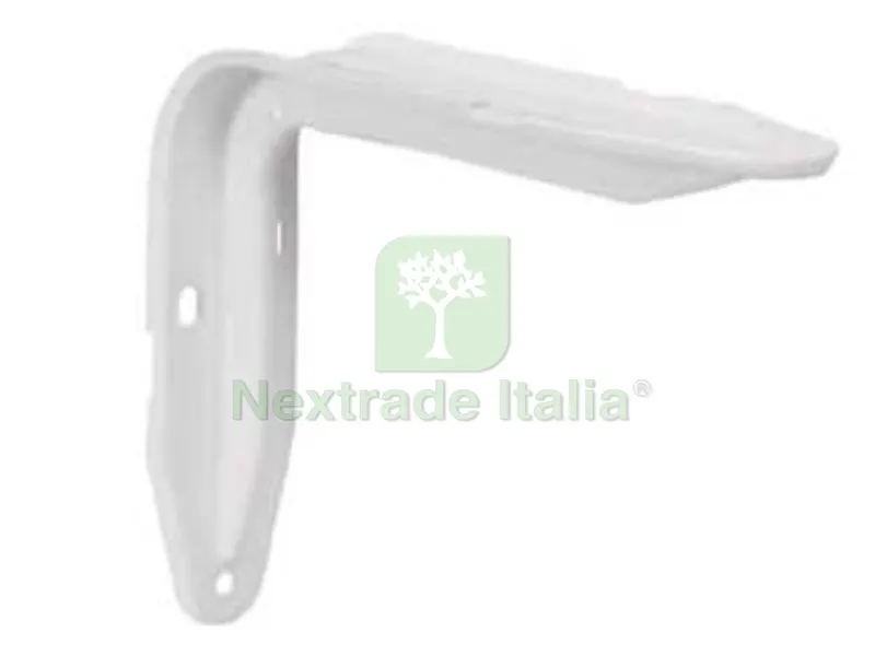 10PZ Mensola "europa" Bianca - mm.200x38x140h. colore bianco — Arredo — rif. FERX.FER212854