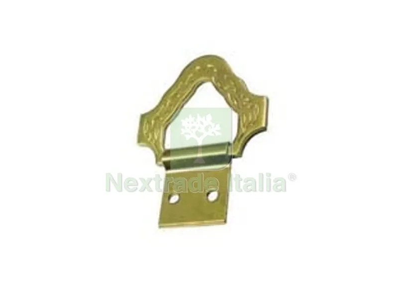 500PZ Attaccaglie Snodate Barocco - n?3 mm.25x32h. — Ferramenta per legno e mobili — rif. FERX.FER213240