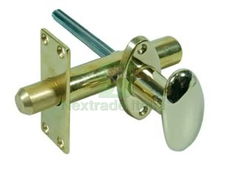 Catenaccio a Cremagliera da Infilare in Ottone Lucido - ? mm.17x80 — Lucchetti e catene — rif. FERX.FER213714