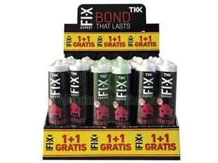 Assortimento 12 CF Adesivo di Montaggio FI-X Expert Montage 1+1 Gratis — Adesivi e sigillanti — rif. FERX.FER215923