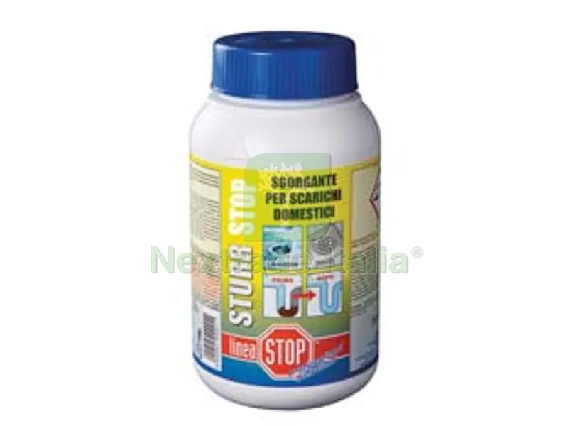 12PZ DISGORGANTE DISOTTURANTE CHIMICO CONCENTRATO STURR STOP - ml.750 in flacone — Scarichi e sifoni — rif. FERX.FER216111 12PZ DISGORGANTE DISOTTURANTE CHIMICO CONCENTRATO STURR STOP - ml.750 in flacone — Scarichi e sifoni — rif. FERX.FER216111