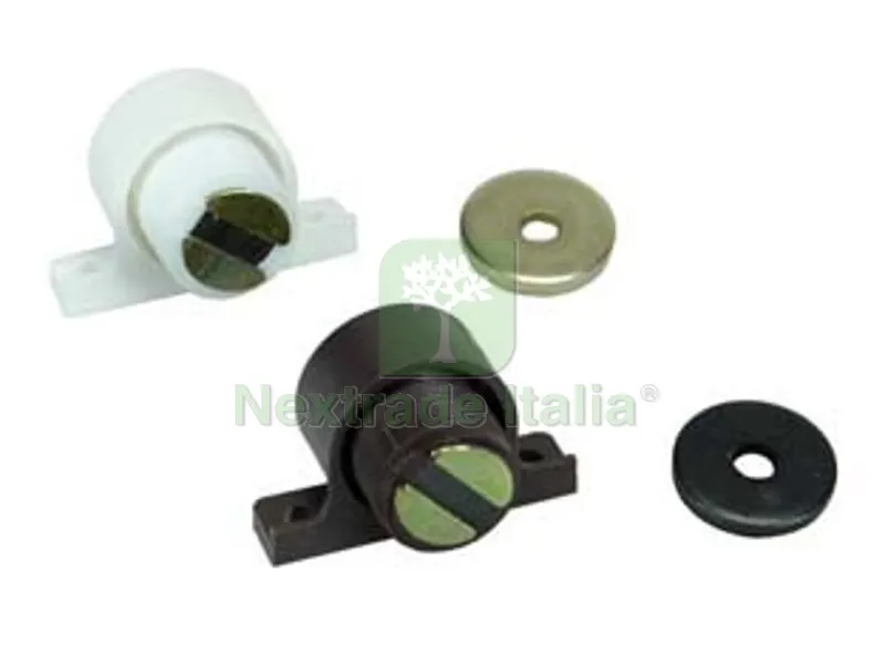 12PZ Cricchetti Magnetici Regolabili - mm.29,5x19x19h. attraz. Kg.4 marrone (RMS14) — Ferramenta porte e finestre — rif. FERX.FER216494 12PZ Cricchetti Magnetici Regolabili - mm.29,5x19x19h. attraz. Kg.4 marrone (RMS14) — Ferramenta porte e finestre — rif. FERX.FER216494