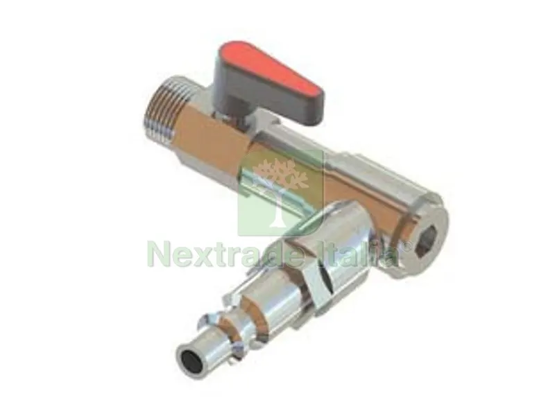 RUBINETTO GIREVOLE A LEVA AIRI-R1 PER ASTA BACCHIATORE - kg.0,12 attacco 1/4'' — Rubinetti e valvole — rif. FERX.FER219242