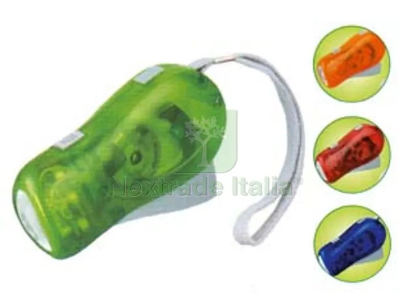 6PZ torcia dinamo 3 led - mm.70x28x109h. — Illuminazione — rif. FERX.FER219297