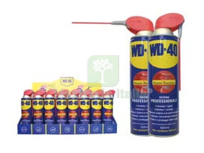 24PZ WD-40 Lubrificante Spray Multiuso 5 Funzioni ML.500 in Espositore - ML.500 Spray con Erogatore a Doppia Posizione — Bombolette e vernici spray — rif. FERX.FER219860 24PZ WD-40 Lubrificante Spray Multiuso 5 Funzioni ML.500 in Espositore - ML.500 Spray con Erogatore a Doppia Posizione — Bombolette e vernici spray — rif. FERX.FER219860