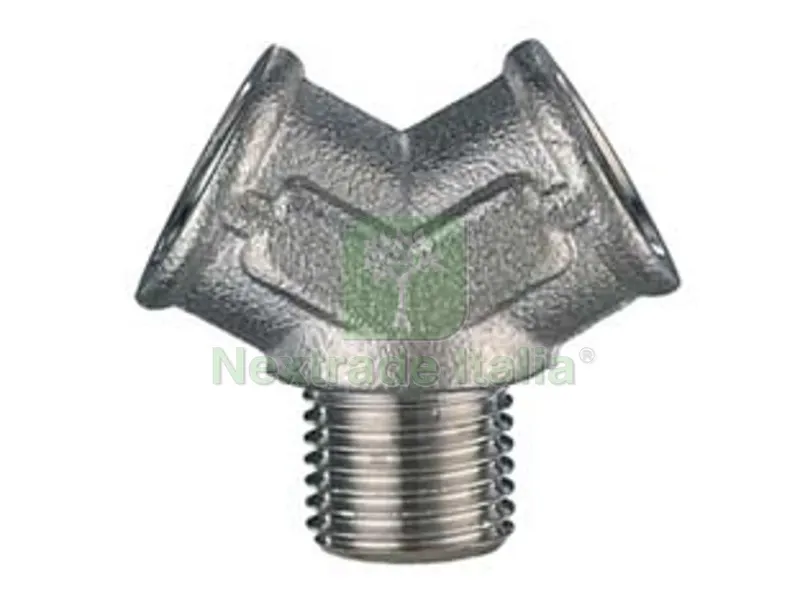 10PZ Deviazione Femmina "Y" con Centrale Maschio - attacco inferiore 3/8"M art.32/B — Elettroseghe e motoseghe — rif. FERX.FER221955