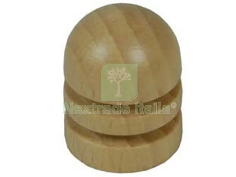 Pomoli per Mobili in Legno Scanalato in Faggio Verniciato Naturale - ? mm.25x26,5h. — Maniglie e pomelli — rif. FERX.FER222228 Pomoli per Mobili in Legno Scanalato in Faggio Verniciato Naturale - ? mm.25x26,5h. — Maniglie e pomelli — rif. FERX.FER222228