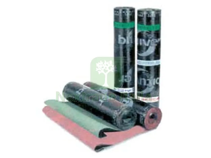 10MT Guaina Bituver XB-10 Mineral Poliestere - peso 4,5 Kg./mq verde Bituver Mineral XB-10 — Vernici e smalti — rif. FERX.FER222471