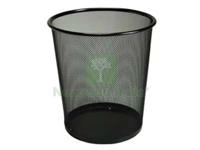 4PZ Cestino Gettacarte in Metallo - ? cm.27x29h. — Casalinghi e organizzazione — rif. FERX.FER223461
