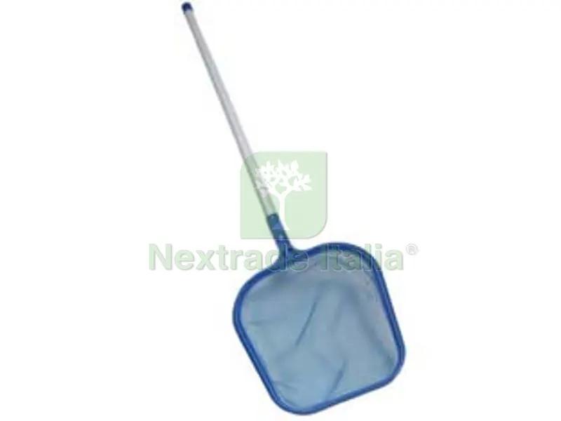 2PZ Retino Piatto da Superficie in Plastica con Manico per Piscina - cm.30x33 in plastica — Tempo libero outdoor — rif. FERX.FER225021 2PZ Retino Piatto da Superficie in Plastica con Manico per Piscina - cm.30x33 in plastica — Tempo libero outdoor — rif. FERX.FER225021