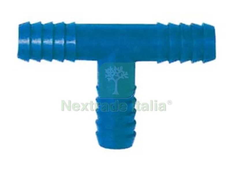10PZ RACCORDI PORTAGOMMA A "T" IN PLASTICA - ? mm.14 sfuso (638290) — Tubi e raccordi — rif. FERX.FER226578