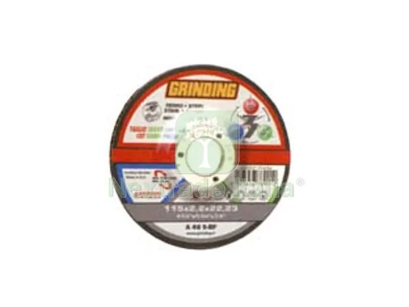 25PZ DISCHI DA TAGLIO/SGROSSO/FINITURA CENTRO DEPRESSO PER FERRO ? MM.115 - ? mm.115x2,2 foro 22,2 per ferro — Punte, frese e dischi — rif. FERX.FER227827