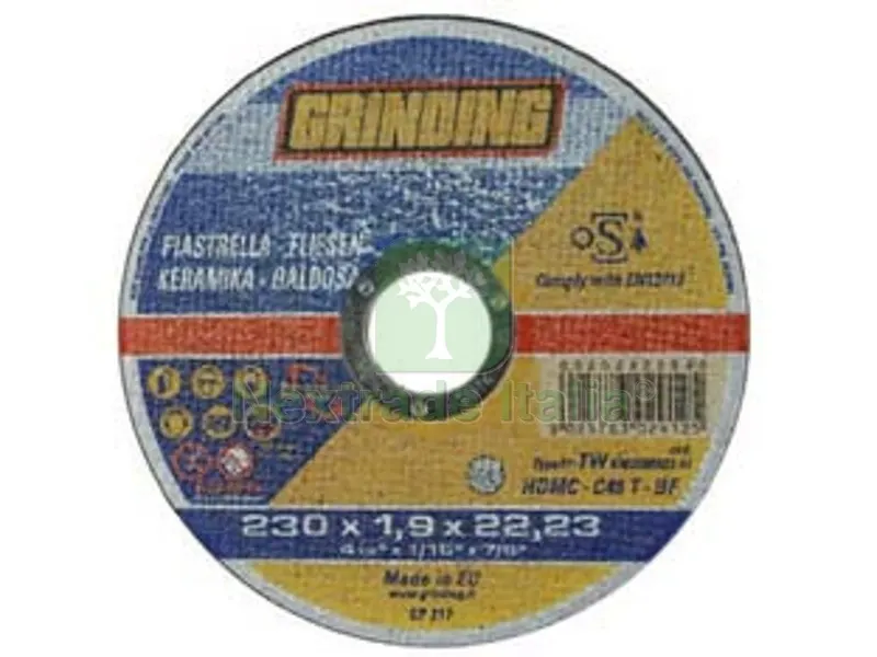 25PZ DISCHI DA TAGLIO SOTTILE CENTRO PIANO PER MARMO ? MM.230 - ? mm.230x1,9 foro 22,2 da taglio per marmo — Punte, frese e dischi — rif. FERX.FER227841 25PZ DISCHI DA TAGLIO SOTTILE CENTRO PIANO PER MARMO ? MM.230 - ? mm.230x1,9 foro 22,2 da taglio per marmo — Punte, frese e dischi — rif. FERX.FER227841