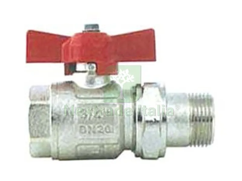 3PZ Valvola a Sfera M/F per Collettori Maniglia Farfalla "ideal" ART.098 - MF 3/4" - pressione esercizio 40 bar — Maniglie e pomelli — rif. FERX.FER228510 3PZ Valvola a Sfera M/F per Collettori Maniglia Farfalla "ideal" ART.098 - MF 3/4" - pressione esercizio 40 bar — Maniglie e pomelli — rif. FERX.FER228510